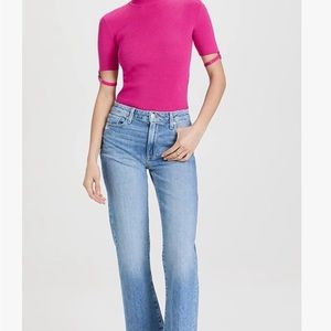 Paige Leenah Ankle Jeans Raw Hem. 26 waist.  28 inseam.